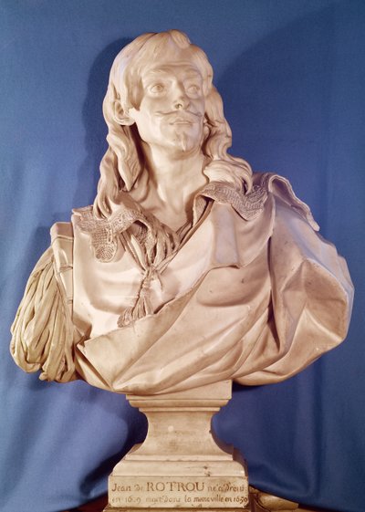 Bust of Jean de Rotrou by Jean Jacques Caffieri